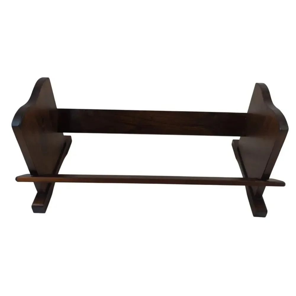 Vintage Wooden Book Trough Tabletop Book Stand